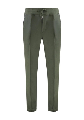 Moorer pleated drawstring trousers - Green