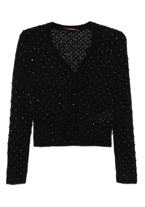 Max Mara embellished V-neck cardigan - Black