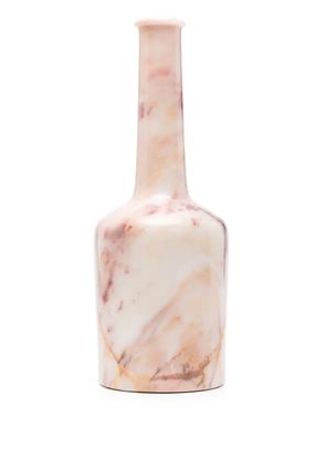 POLSPOTTEN Heritage Whiskey marble candle holder (5.65 kg) - Pink