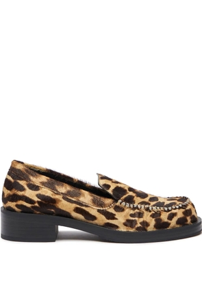 Stuart Weitzman 40mm Grayson loafers - Brown