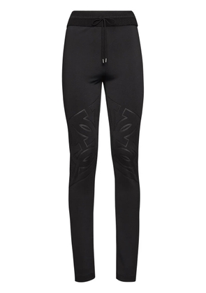 Ferragamo logo-detail drawstring leggings - Black