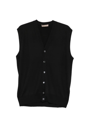 Cruciani sleeveless cardigan - Black