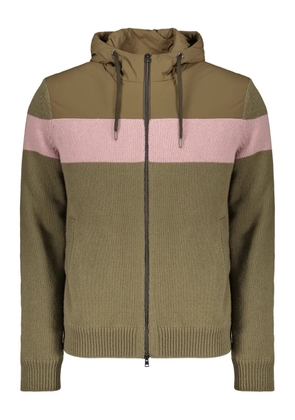 Herno stripe hoodie - Green