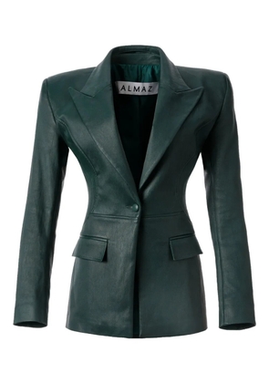 Almaz Framework leather blazer - Green