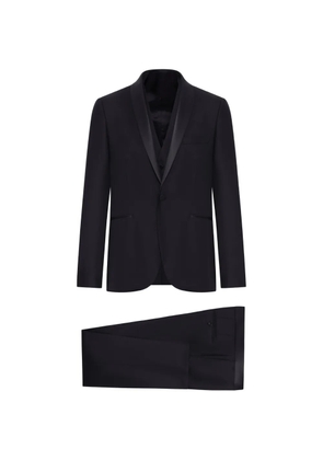 Tagliatore buttoned suit (set of three) - Black