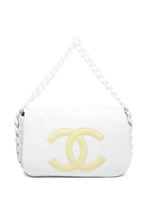 CHANEL Pre-Owned 2006-2008 CC Mark flap tote bag - White
