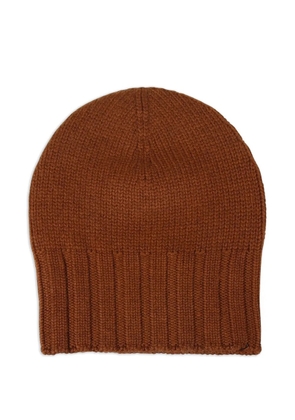 BeYou ribbed beanie - Brown