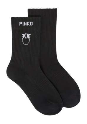 PINKO logo socks - Black