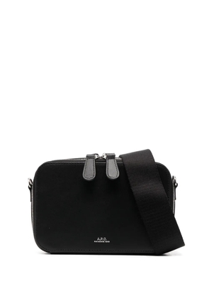 A.P.C. Soho leather messenger bag - Black