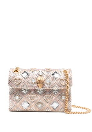 Kurt Geiger London Kensington embellished chain shoulder bag - Neutrals