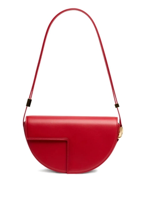 Patou Le Patou half-moon leather shoulder bag - Red