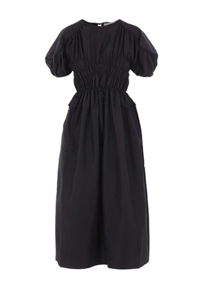 Cecilie Bahnsen smocked midi dress - Black