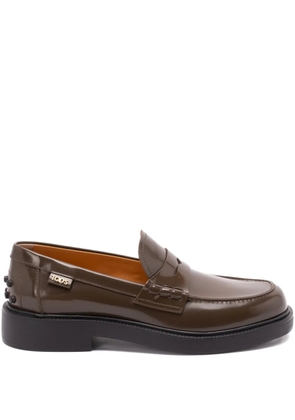 Tod's penny leather loafers - Brown