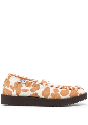 Suicoke VHL calf hair loafers - Brown
