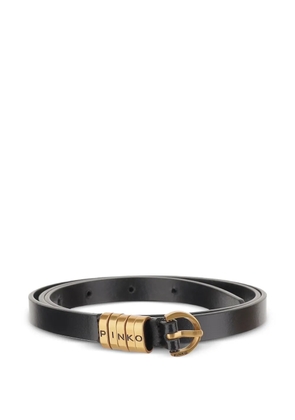 PINKO logo-hardware belt - Black