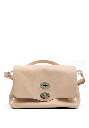 Zanellato Postina Daily S hammered leather tote bag - Neutrals