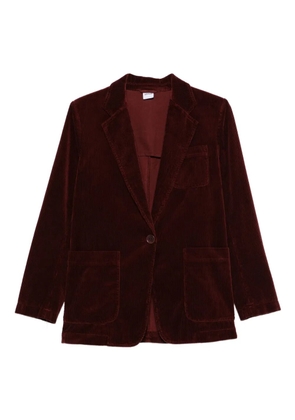 ASPESI corduroy single-breasted blazer - Red