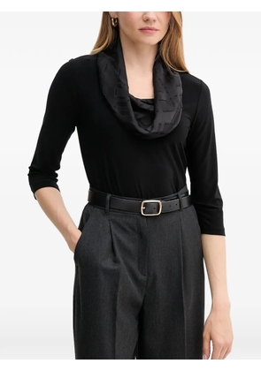 Joseph Ribkoff cowl-neck top - Black
