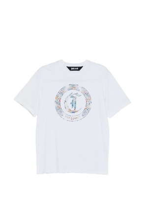 Just Cavalli floral graphic T-shirt - White