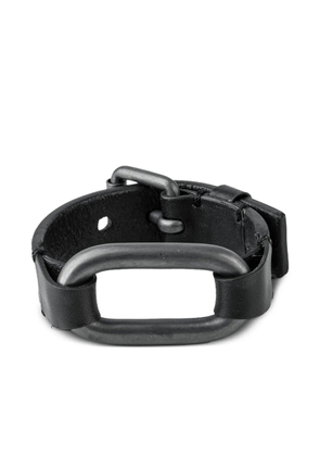 Parts of Four leather bracelet - Black