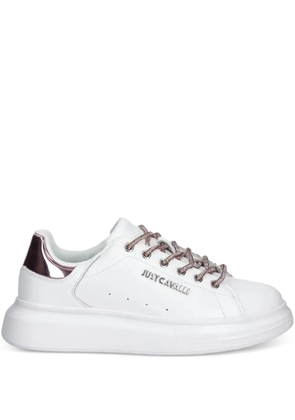 Just Cavalli rhinestone-embellished sneakers - White