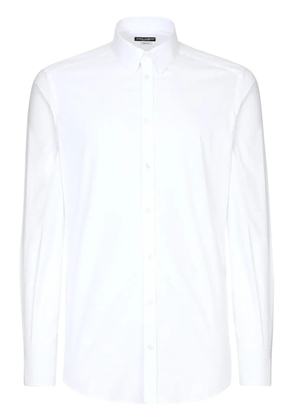 Dolce & Gabbana long-sleeve poplin shirt - White