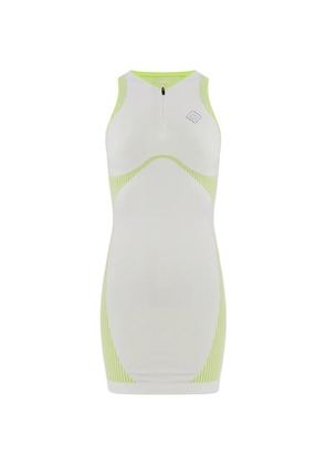 Casablanca quarter-zip sleeveless dress - Grey