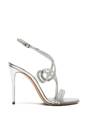 Casadei Josephine Julia embellished sandals - Silver