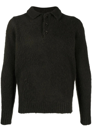 ASPESI Shetland polo sweater - Green