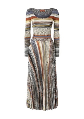 Missoni striped midi dress - Neutrals