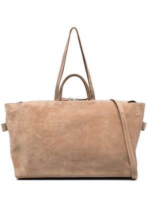 Marsèll 4 In Orizzontale suede tote bag - Neutrals