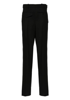 Victoria Beckham twill tapered trousers - Black