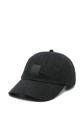 BOSS logo-patch cap - Black