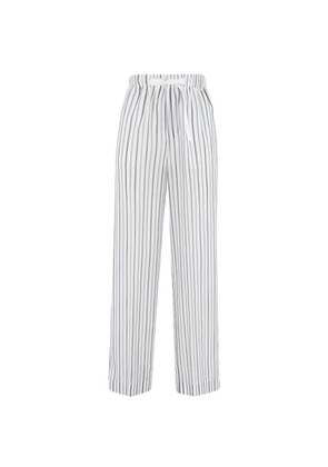 Semicouture Lidia striped trousers - Blue