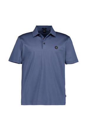 BOSS logo polo shirt - Blue