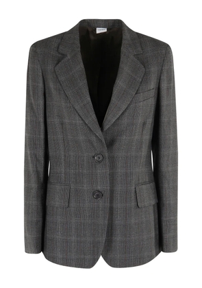 ASPESI check-pattern blazer - Grey