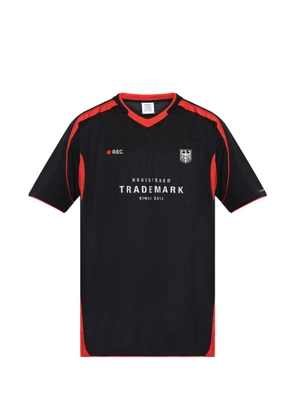 VETEMENTS trademark print t-shirt - Black
