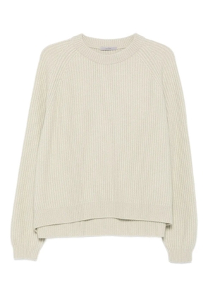 Dusan ribbed crew-neck pullover - Neutrals