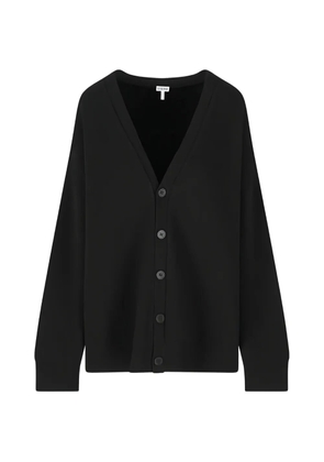 LOEWE buttoned knitted cardigan - Black