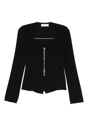 Patrizia Pepe zip-up blazer - Black