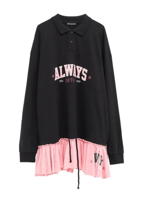 PEPA SALAZAR ruffled mini dress - Black