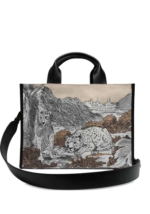 Inoui Editions printed tote bag - Neutrals