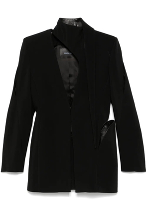 Mugler cut out-detail blazer - Black