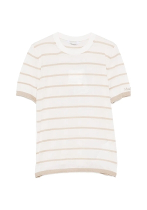 Max Mara striped T-shirt - White