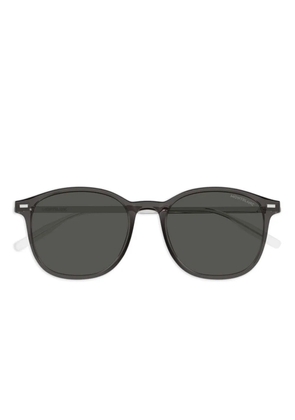Montblanc round-frame sunglasses - Black
