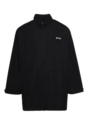 032c Intermission cargo overshirt - Black
