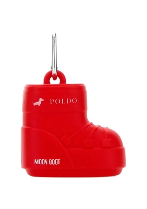 POLDO DOG COUTURE x Moon Boot dog bag dispenser - Red
