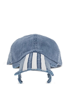 adidas x Avavav Slashed striped frayed cap - Blue