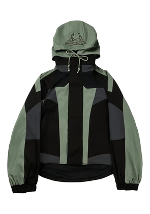 FFFPOSTALSERVICE panelled hooded jacket - Black