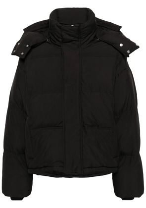 AMI Paris logo-appliqué puffer jacket - Black